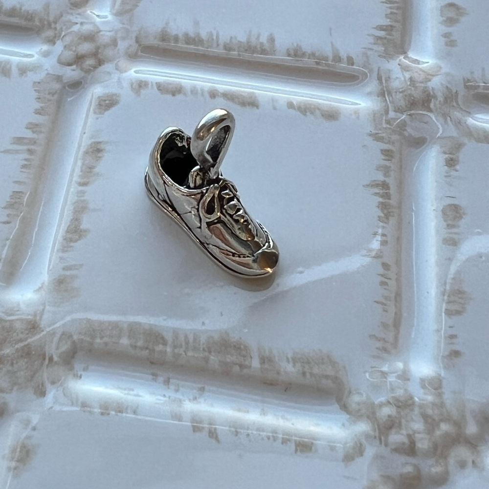 Sneaker Pendant Vintage Sterling Silver 925 NOS